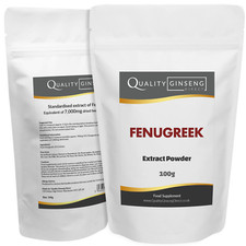 Image of FENUGREEK - 10:1 Extract Powder - Strength & Quality - Choose Pack Size