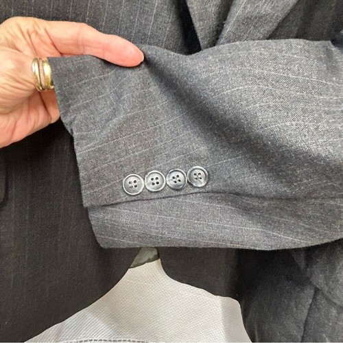Stafford Gray Classic Sport Coat with Notched Lapels - Picture 3 of 7