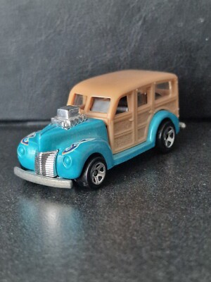 Hot Wheels Vintage 1979 Chevrolet Woody Wagon Blue