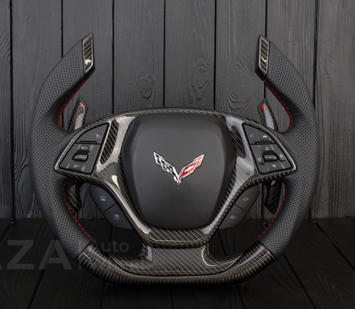 Chevrolet Corvette C7 Custom Steering Wheel Carbon fiber Zo6 Grand