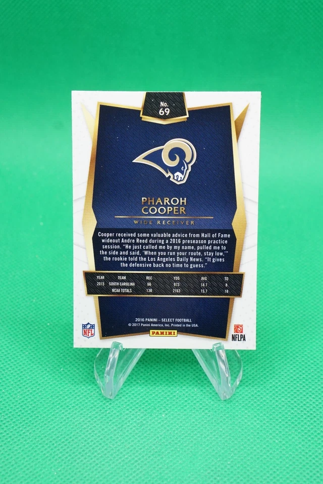 (4 Cards) 2016 Select Base Concourse #69 Pharoh Cooper Los Angeles Rams TU1 - Image 2 of 4