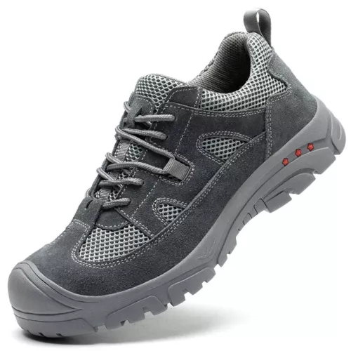 Scarpe Antinfortunistiche Uomo Estive Punta Acciaio Protezione Scarpe da Lavoro Traspiranti - Foto 30 di 32