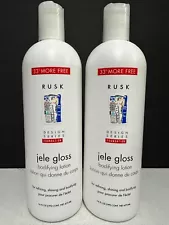 Rusk Design Series Jele Gloss Bodifying Lotion Refining, Shining -2 Pack/16 floz