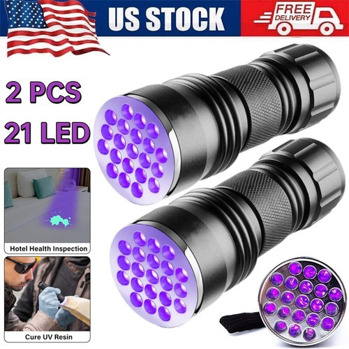 Lepro Lape Torche UV, Lape de Poche à Luière Noire avec 51 LED Ultra