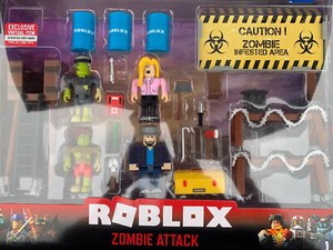 Roblox Zombie Attack Playset Jazwarez Brand New Sealed Box 681326107613 Ebay - roblox zombie attack box set 1897229567