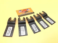 Drill Hog® Multi Tool Saw Blade Oscillating Saw Universal HI-Molydenum M7 5 Pack