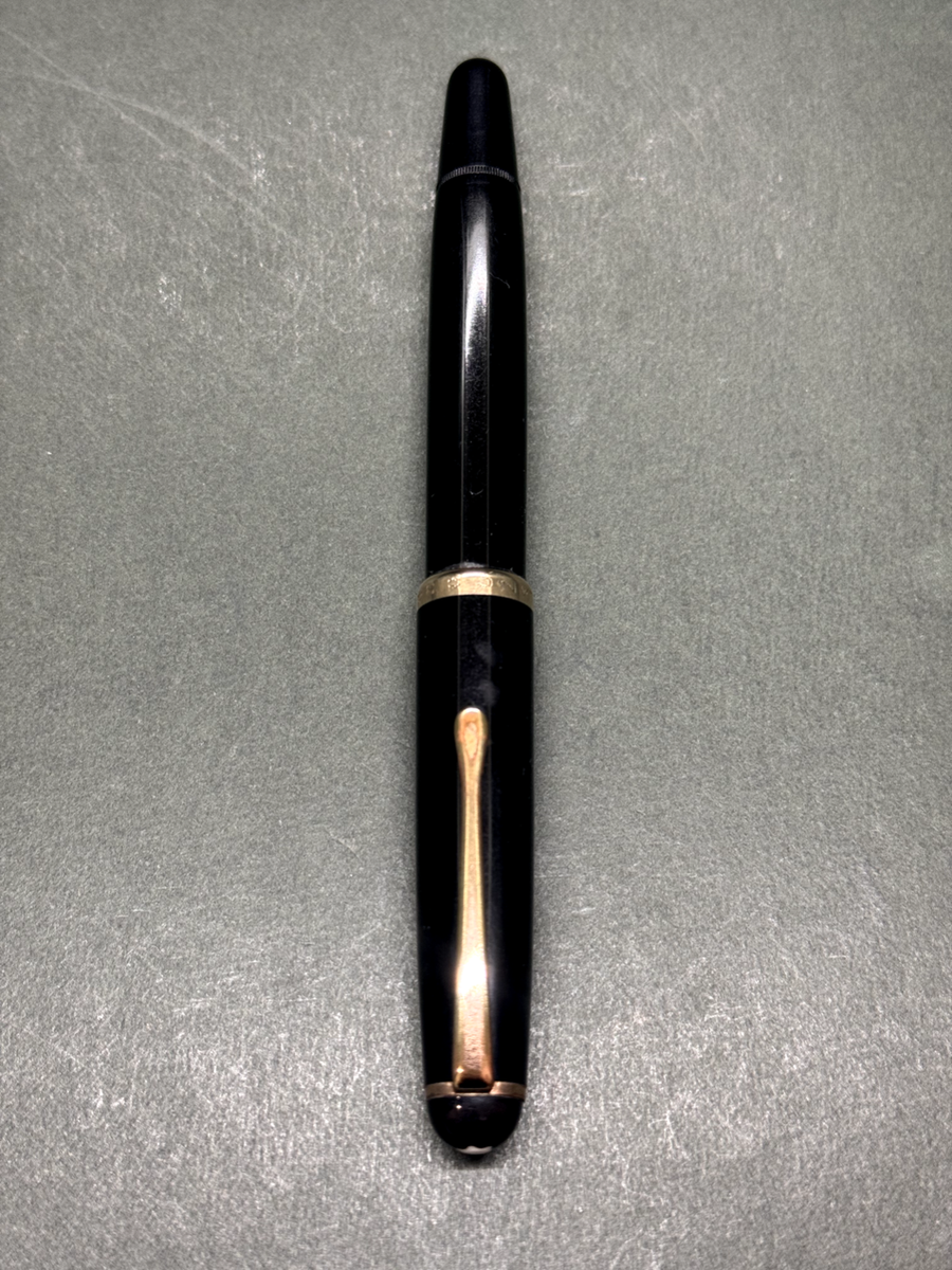 MONTBLANC No.344 Black '50s Vintage Piston-Filler Fountain Pen 14C