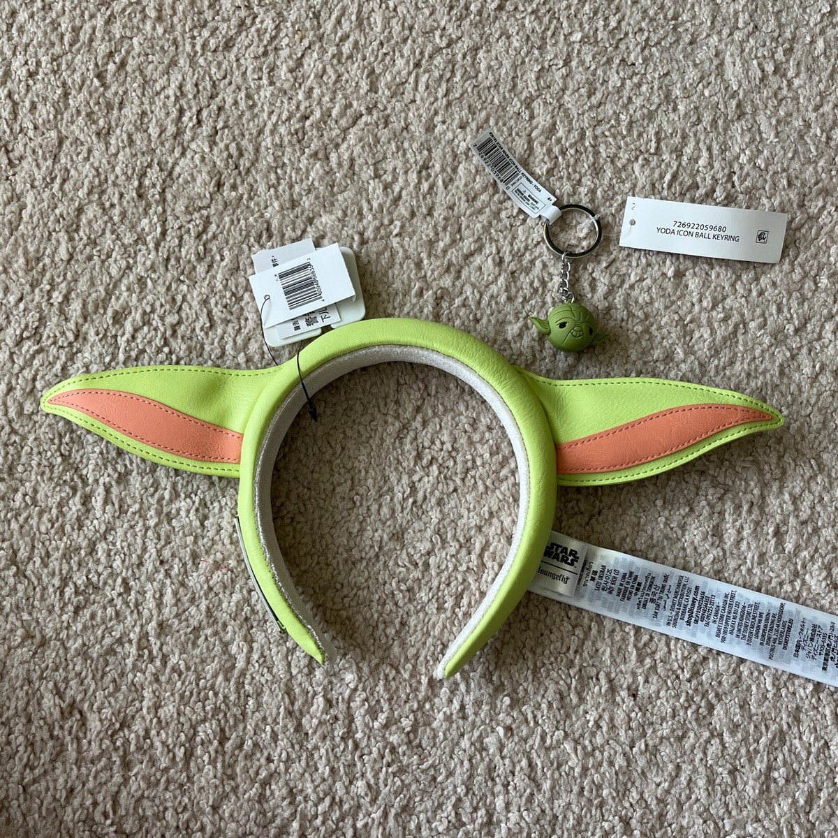 2022 Loungefly Disney Parks Star Wars Mandalorian Grogu Ear 