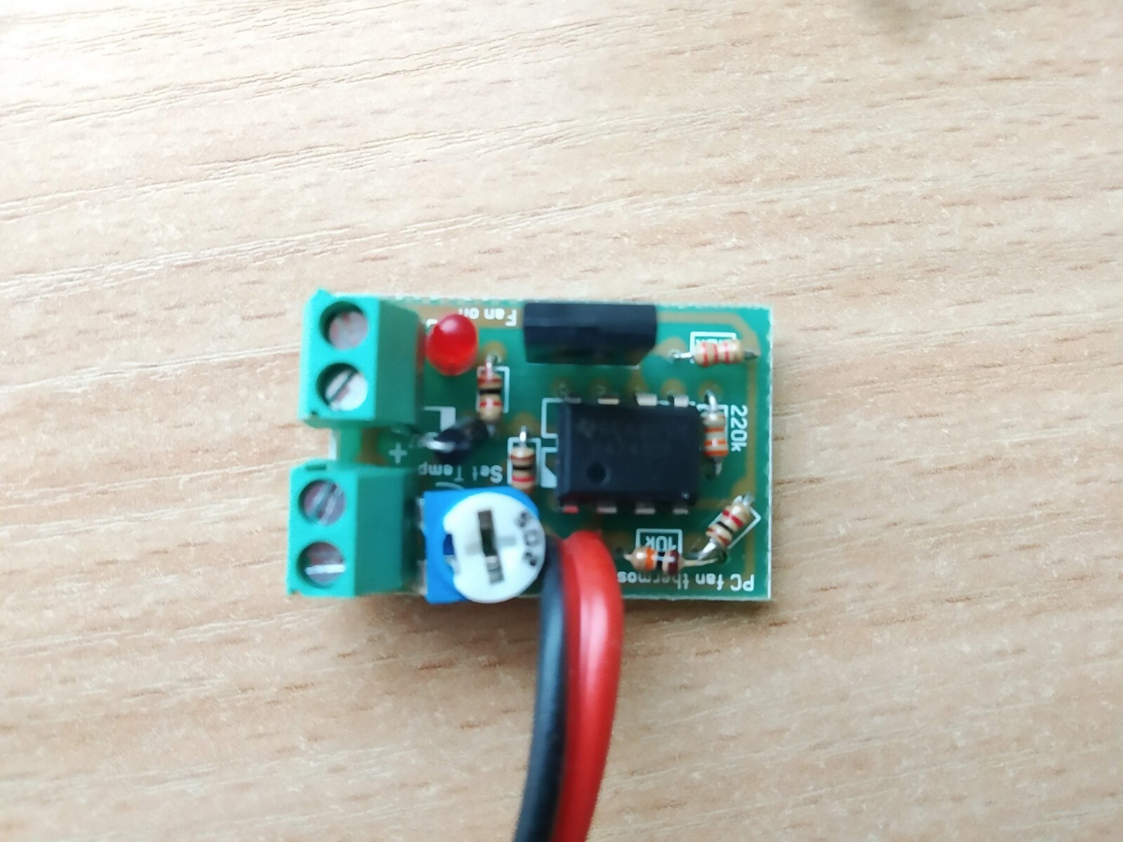 Electronic Fan Temperature Controlled Thermostat Regulator KIT 1A 12V