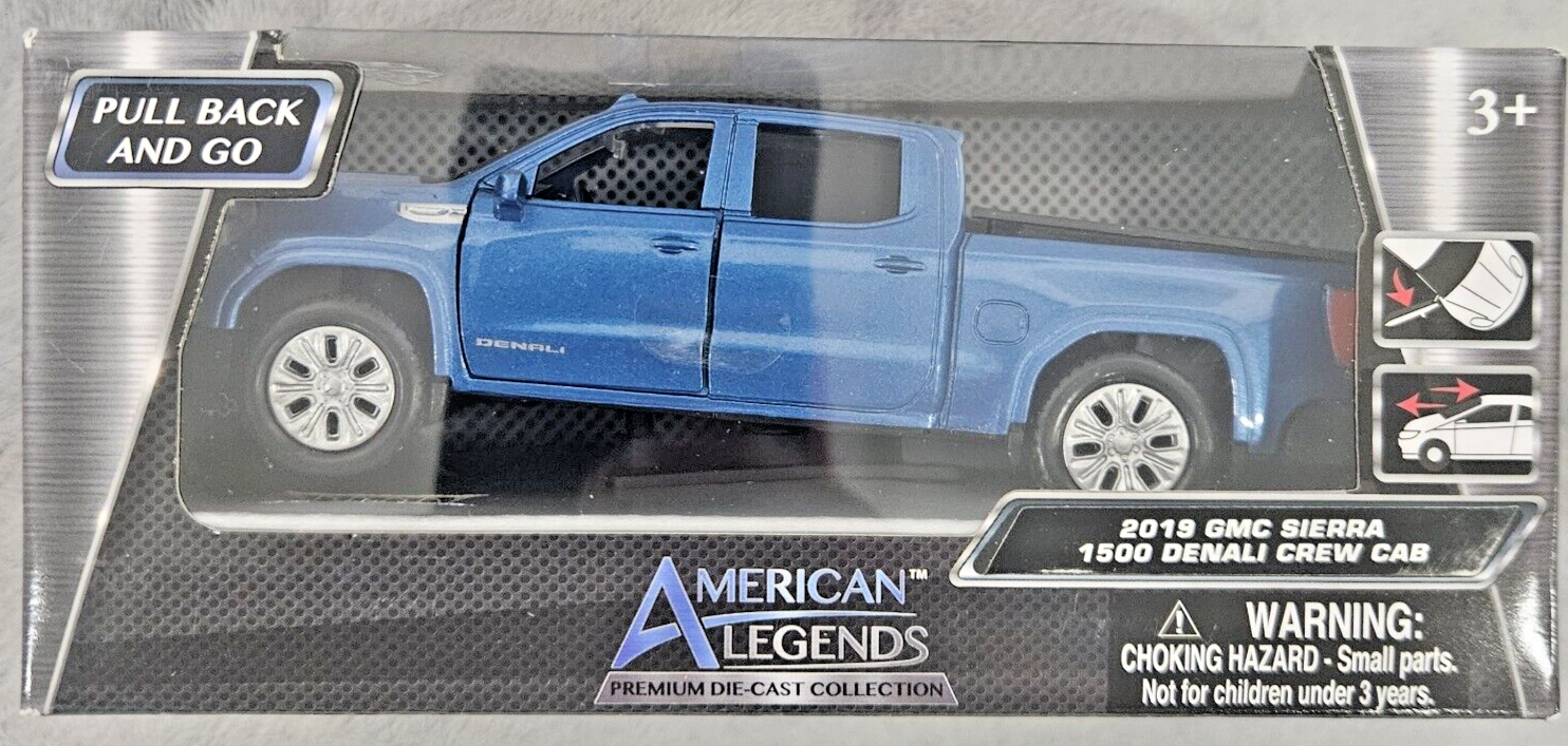 American Legends Diecast 2019 GMC Sierra 1500 Denali Blue