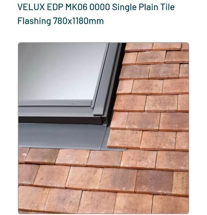 EDP MK06 0000 VELUX Roof Flashing Kit - 78x118cm