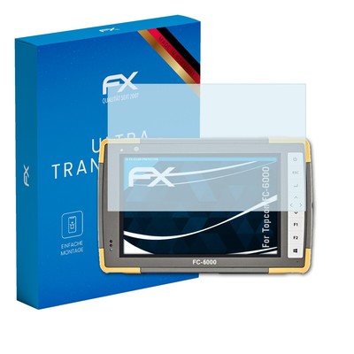 atFoliX 2x Displayschutzfolie für Topcon FC-6000 Schutzfolie klar Folie
