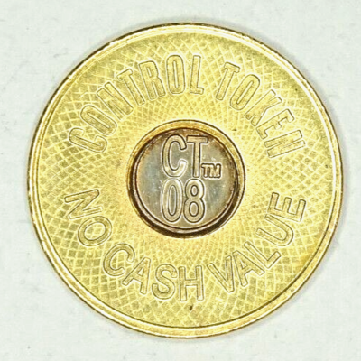 Token Control Token Bimetallic 23mm CT08 VB | eBay