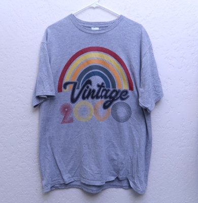 Vintage 2000 T-Shirt Port and Company Vintage Retro 2000