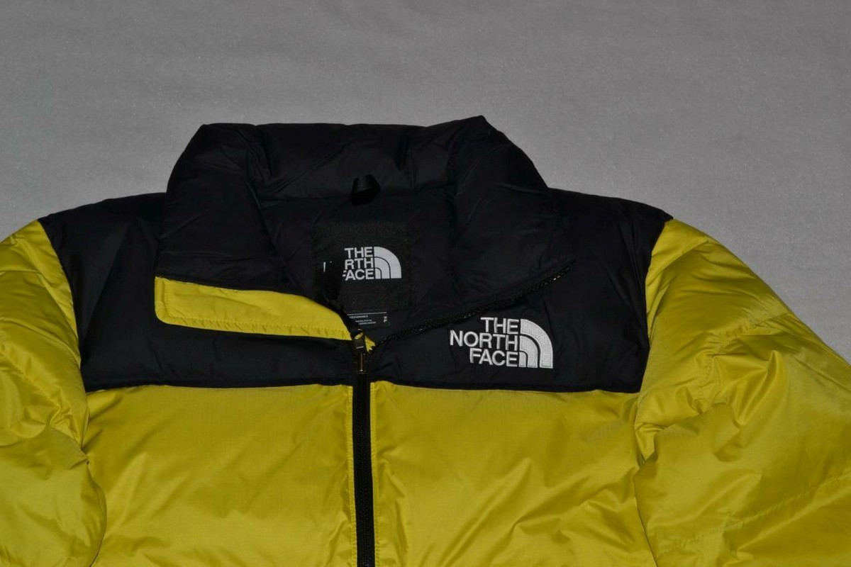 Retro Nuptse Jacket Bomber North Face Giallo E Nero The North Face