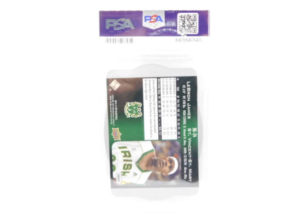 2014-15 Upper Deck SPx 1996 Hologram #96-24 LeBron James St. Vincent-St. Mary PS - Image 2 of 2