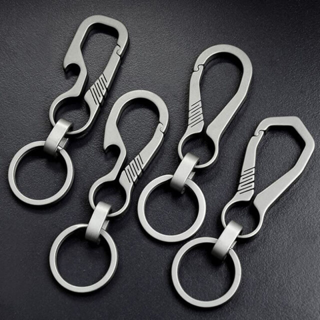 High-Quality Titanium Key Chain Luxury Men Keychain Lightweight Key Rings&#039