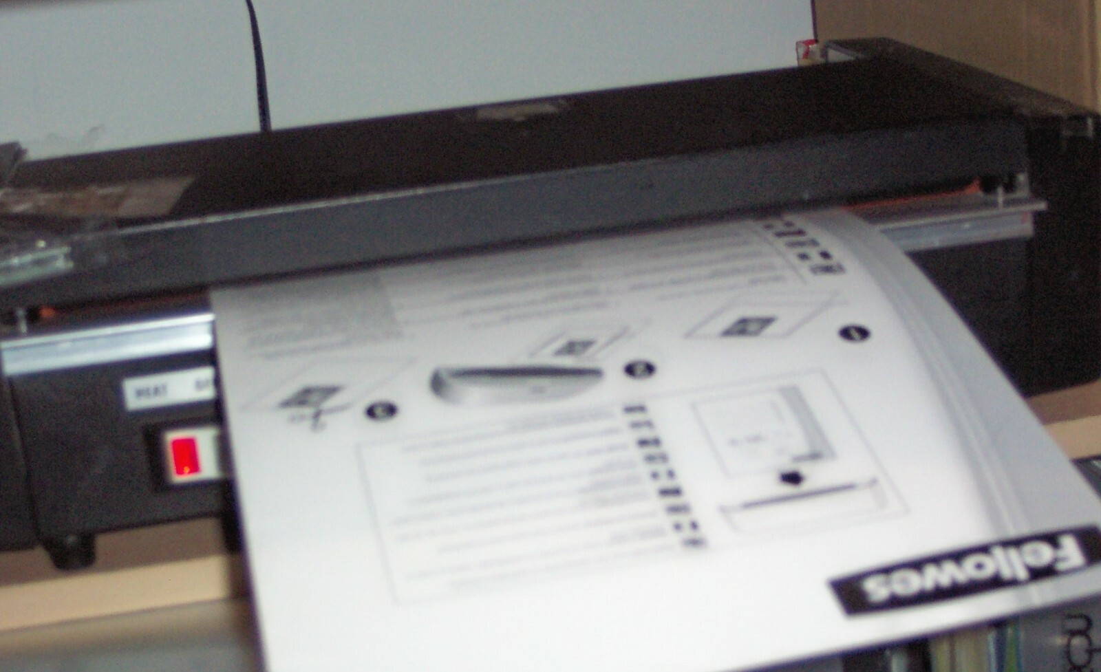 Fellowes A4 or A3 Laminator machine cleaning sheet (stops laminating jams?) eBay