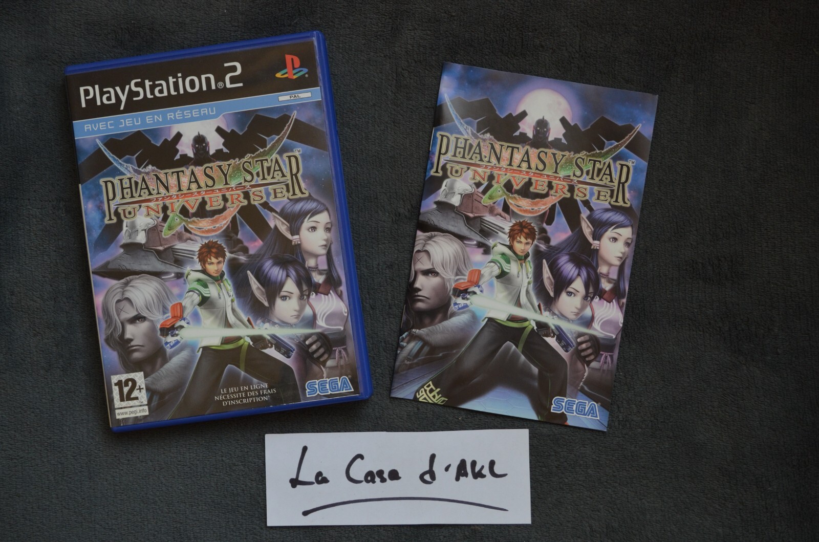 Phantasy Star Universe complet sur Playstation 2 - PS2 FR TTBE