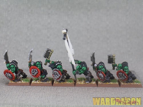 Warhammer The Old World WDS painted Orc&Goblin ORC BOYZ MOB u62 (31 figures) - Picture 13 of 21