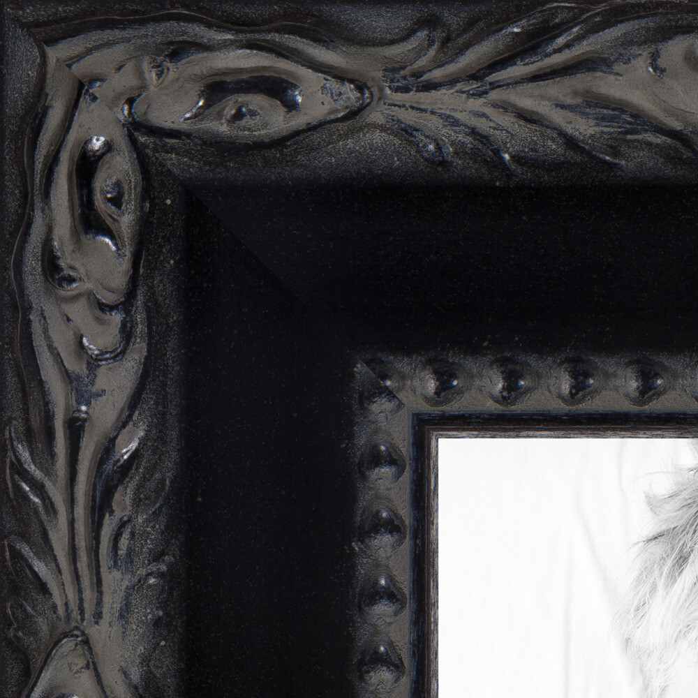 ArtToFrames Custom Picture Poster Frame Black Engraved 1.5