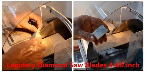 6 inch SINTERED Diamond Lapidary Saw Blade Slab Trim Arbor 25mm with bushing 5/8 - 第 8/12 張圖片