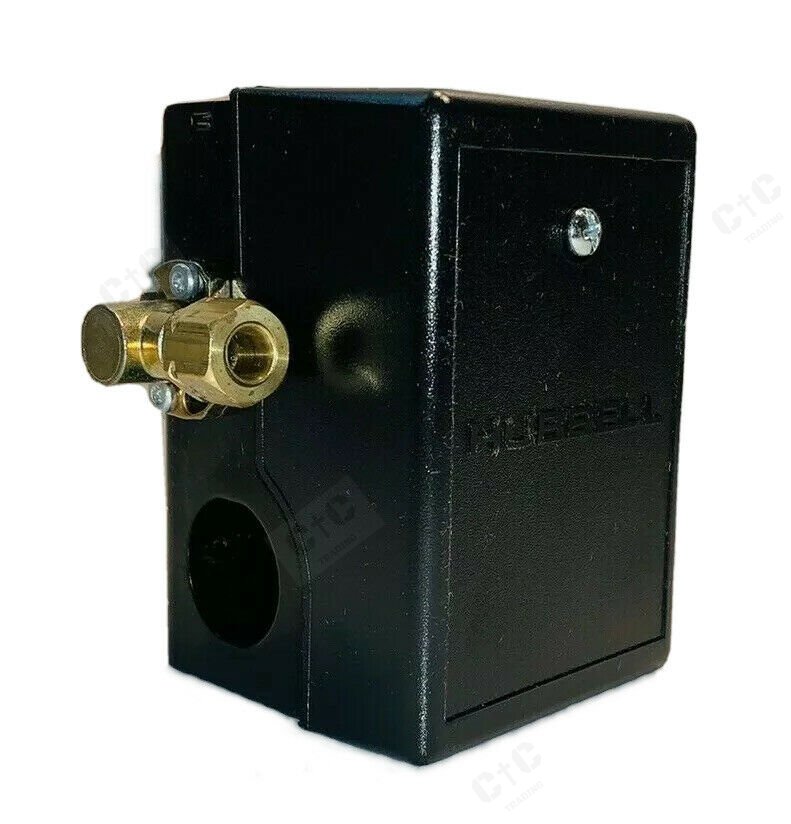 Aria Interruttore Di Pressione Compressore Aria Hubbell Furnas 69JF7LY2C - 95-125 PSI, 4 Porte Valvola Compressore - Foto 4