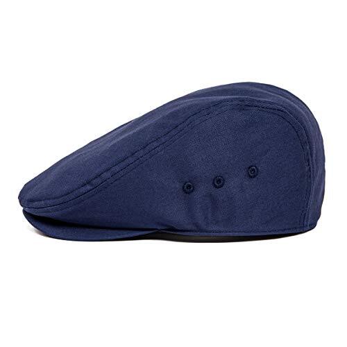 Herren Ivy Cap Baumwolle Twill Zeitungsjunge Flatcap 7 5/8 Marine - Bild 2 von 7
