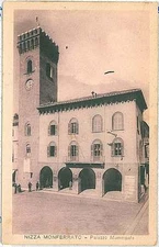 34246  CARTOLINA d'Epoca ASTI provincia - Nizza Monferrato 1934