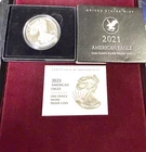 2021-W American Eagle Silver $1 Proof Coin U.S. Mint Original Case  & COA