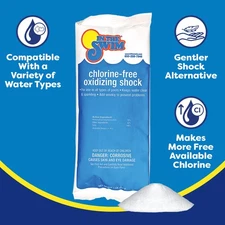 In The Swim Chlorine-Free Shock Bundle and Bromine Plus: Includes 12 x 1 Pound