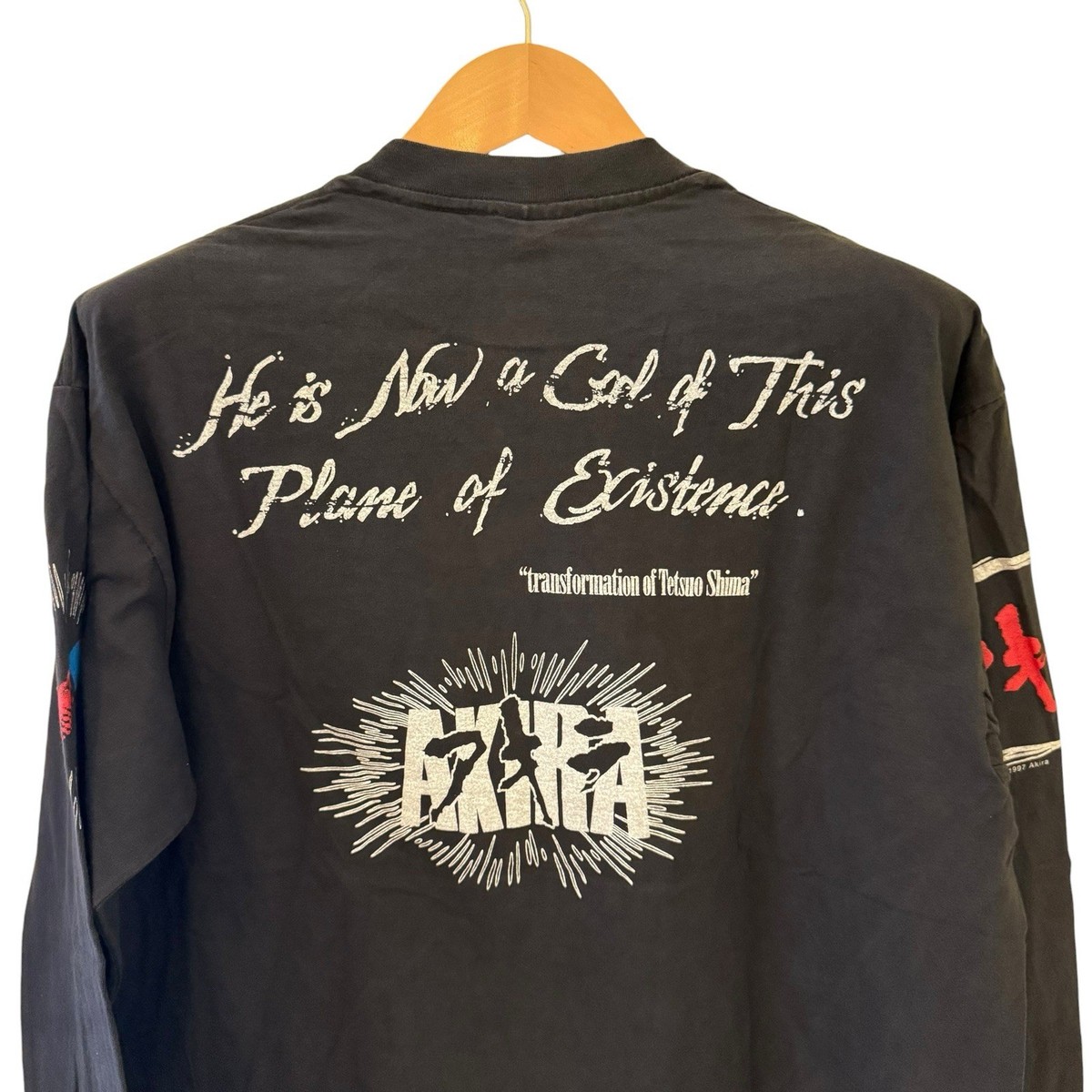 Vintage 1988 Akira Anime Tetsuo Manga Neo Tokyo Long Sleeve Sz XL