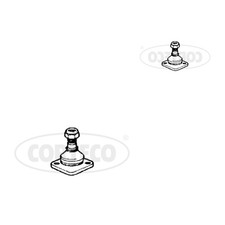CORTECO 2x Traggelenk Führungsgelenk vorne links rechts für Opel Manta B Ascona