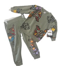Nickelodeon TMNT Boys 2 Piece Sweatshirt Pants Set Size 4