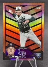 2023 Topps Update - Alan Trejo #US104 Orange & Black Foil Colorado Rockies