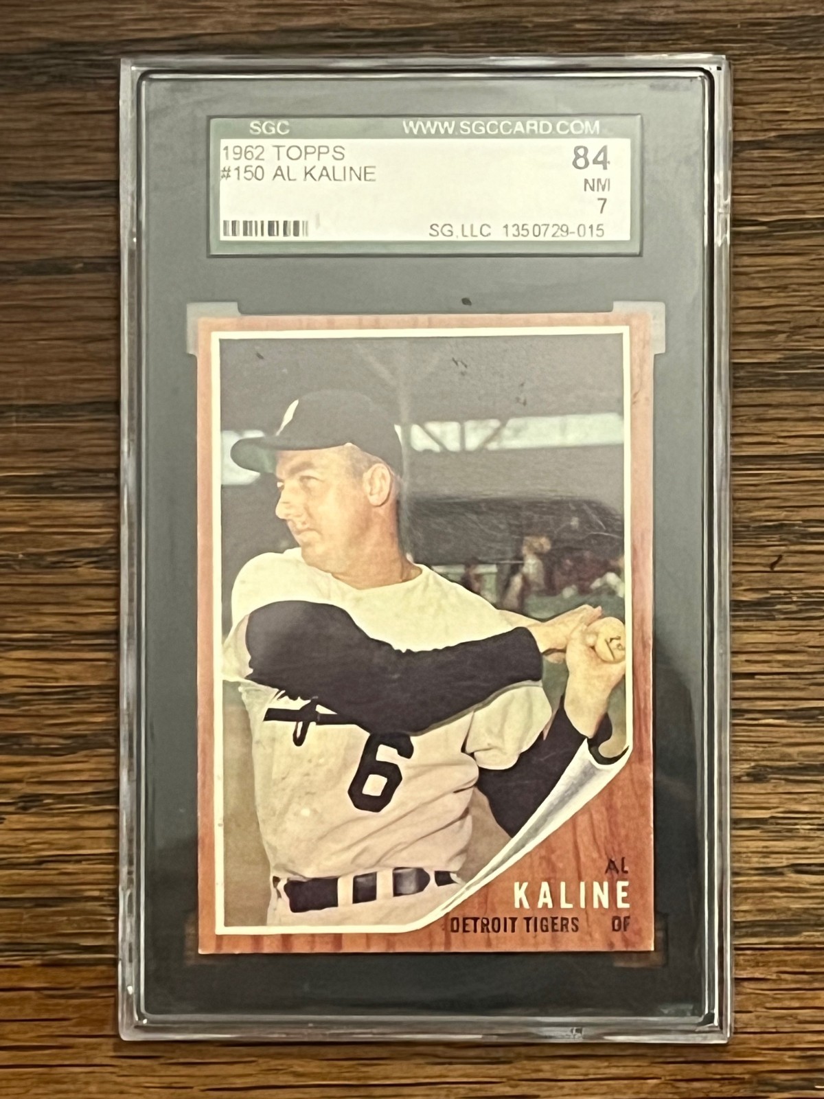 1962 Topps - Al Kaline #150 SGC 7