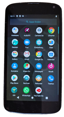 LG Nexus 4 mit Android 10 Smartphone 4G LTE E960  Black 16GB 