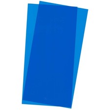 Evergreen Scale Models Blue Transparent Sheet 6X12X.010 2 pc EVG9902 Plastic