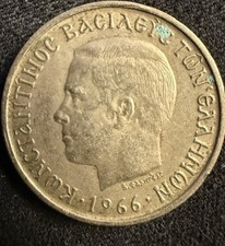 1966 Greece, Greek 1 Drachma