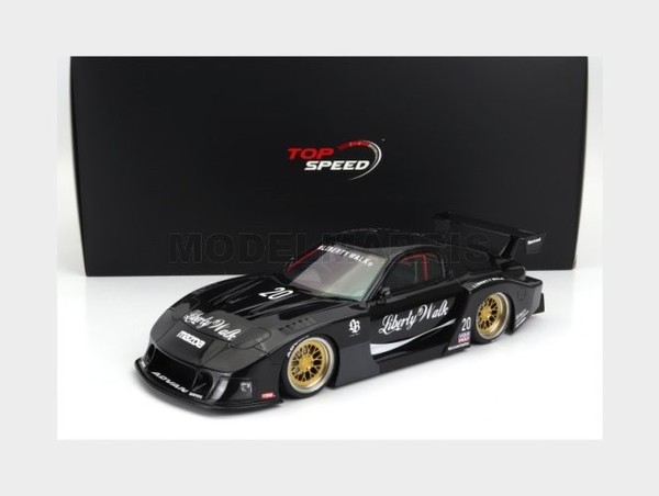 Mini-Gt TS0528 Mazda RX-7 LB Works Super Silhouette 2006 Schwarz 1/18-image
