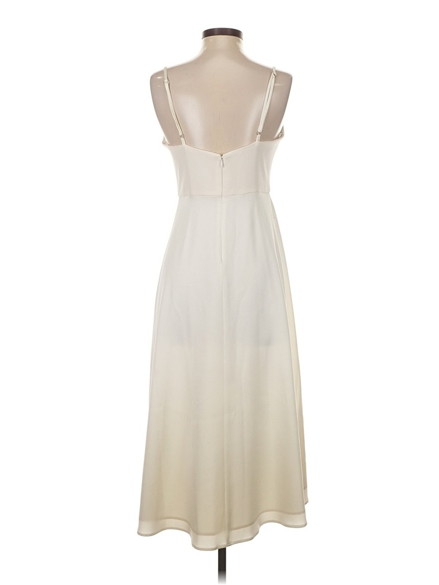 Allen Schwartz Women Ivory Cocktail Dress 2 View 2