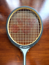 Vintage 80s Yonex Silver Flash SQ-3000 Squash Racket TAIWAN Collector's
