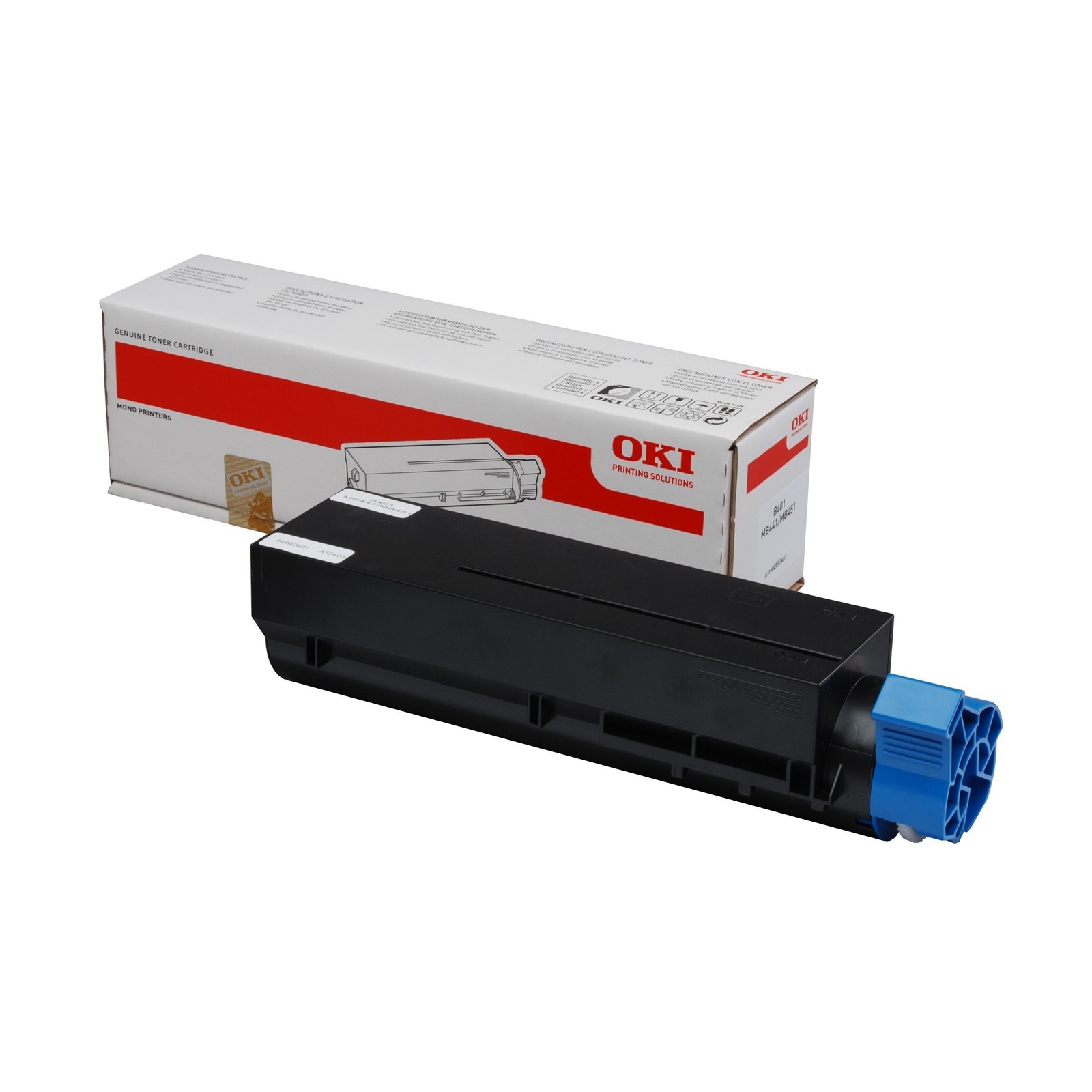 Toner d'origine OKI 45807106 noir, excellence d'impression pour B412