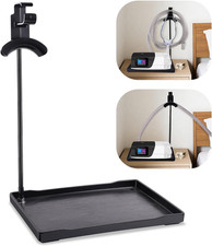 Adjustable CPAP Hose Holder with Protective Mat for Nightstand
