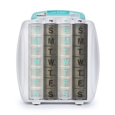 Medication and Supplement Pillbox Organizer, 3  in x 7 in - 28-Day Medicine ...