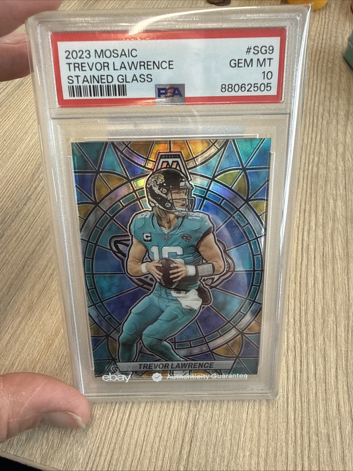 2023 Panini Mosaic - Trevor Lawrence - Stained Glass - PSA 10