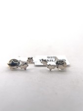 New Sterling Silver 3 Tiny Star Stud Earring