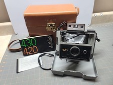 Polaroid Focused Flash 420 Automatic Land Camera Complete With Manual Case Key
