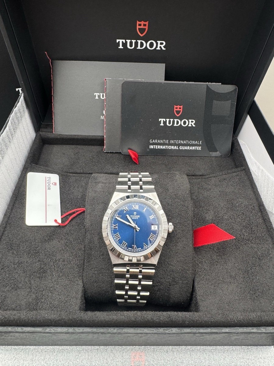 2025 Tudor Royal 34mm Blue Roman Numeral Dial Stainless Steel