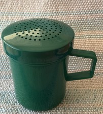 Fox Run Craftsman All Purpose Shaker Sugar Spices Parmesan Dark Green Vintage